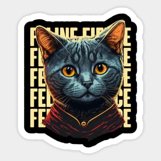 Mr Cat Sticker